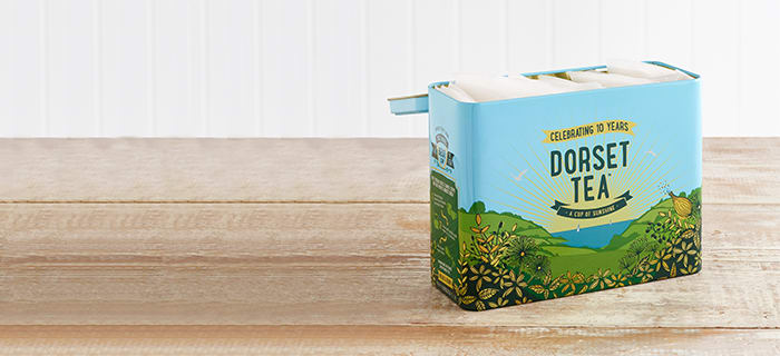 Free Dorset Tea Metal Caddy with every Dorset Tea purchase Free Dorset Tea Metal Caddy with every Dorset Tea purchase